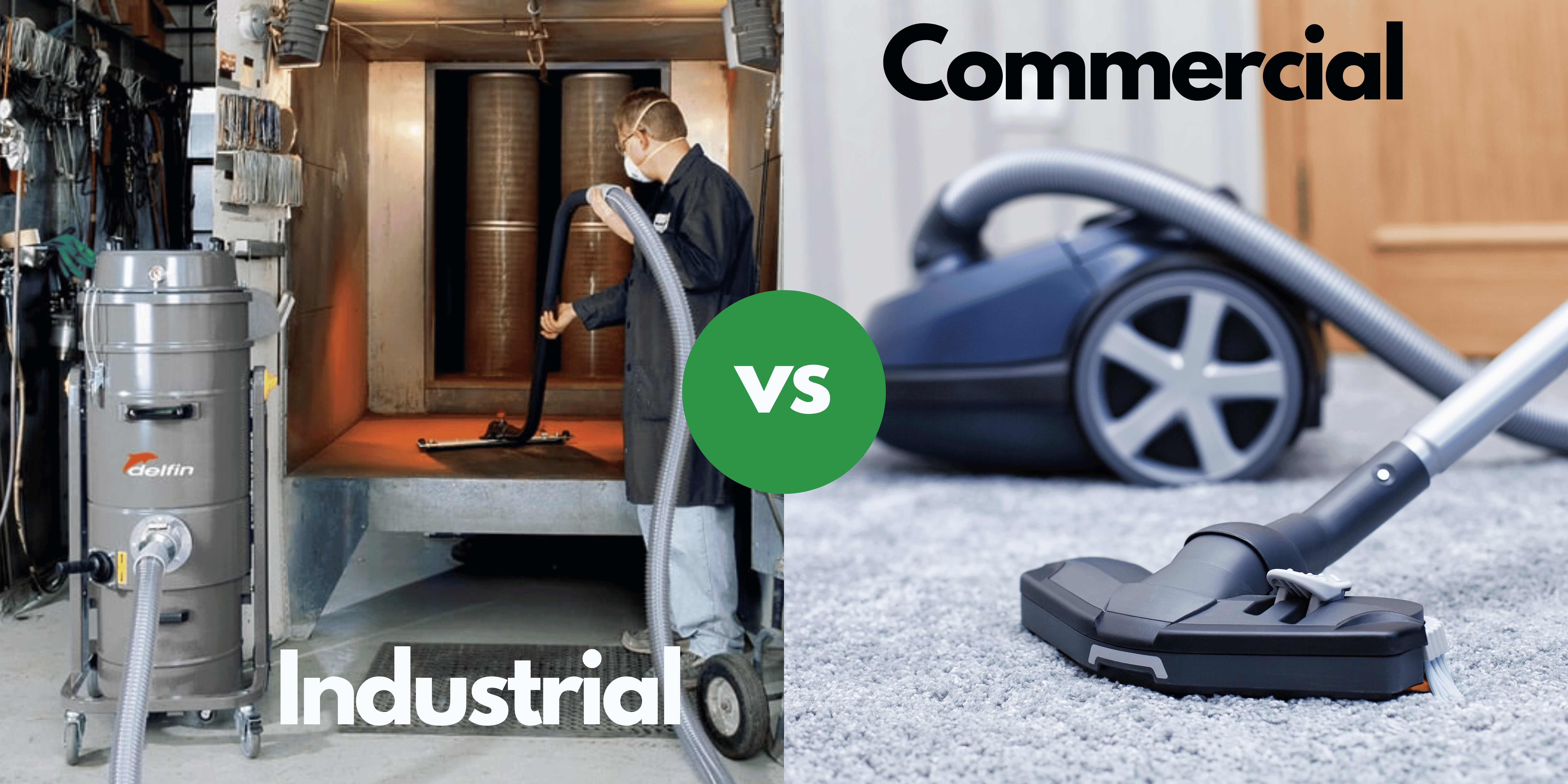commercial vs industrial vacuums